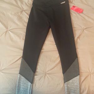 Cute Black and Grey Kids Girls Leggings